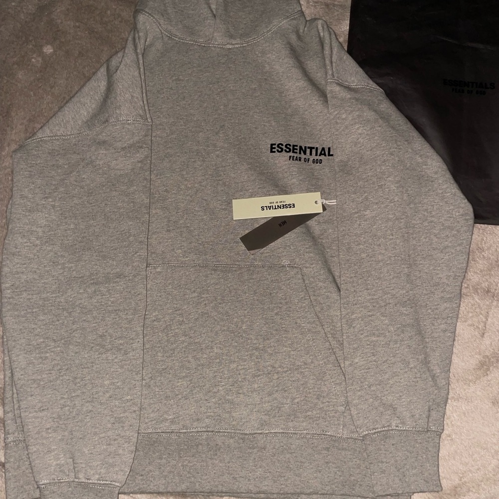 Fear of God Light Gray Hoodie